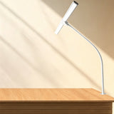 3 Color Modes Flexible Dual-Head LED Monitor Desk Lamp with Clamp USB Powered Reading Lamp with 10 Brightness Levels White