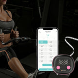 Bluetooth Body Measuring Tape App Control Smart Digital Tape Measure Tracker for Waist Hips Arms Pink