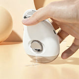 3 Adjustable Speeds Electric Nail Clipper for Adults Elderly Rechargeable Cordless Nail Trimmer with LED Light White