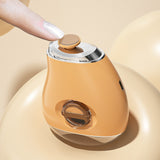 3 Adjustable Speeds Electric Nail Clipper for Adults Elderly Rechargeable Cordless Nail Trimmer with LED Light Yellow