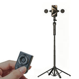 1.8M Auto Face Tracking Phone Tripod Adjustable Selfie Stick with Remote and Fill Lights for Vlogging Live Streaming