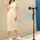 1.8M Auto Face Tracking Phone Tripod Adjustable Selfie Stick with Remote and Fill Lights for Vlogging Live Streaming