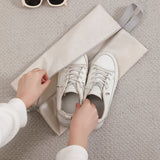 6-Piece Packing Cubes Set Expandable Travel Organizers with Mesh Window Luggage Storage Bags for Clothes Accessories Beige