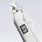 2-in-1 Electric Pet Nail Grinder Trimmer with LED Light Digital Display Anti-Slip Grooming Tool for Dogs Cats