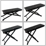 4 Height Level Adjustable Guitar Foot Stool Guitar Foot Rest Foot Stand