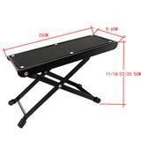 4 Height Level Adjustable Guitar Foot Stool Guitar Foot Rest Foot Stand