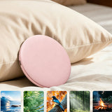 Bluetooth 5.4 Bone Conduction Sleep Speaker with White Noise Ultra Thin Pillow Wireless Speaker with Timer Pink