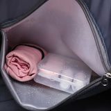 Travel Duffel Bag with Shoe Compartment Overnight Tote Gym Sports Bag with Wet Pocket Luggage Sleeve Pink