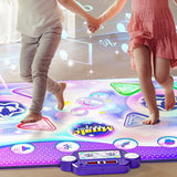 Muti-Mode Bluetooth Double Player Music Dance Mat with LED Lights Interactive Electronic Dance Game Pad Exercise Toy