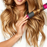 2-Direction Curling Barrel Attachment Compatible With Dyson HS01 HS05 HS08 Large Wave Hair Curler Accessory Rosy Red