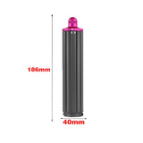 2-Direction Curling Barrel Attachment Compatible With Dyson HS01 HS05 HS08 Large Wave Hair Curler Accessory Rosy Red