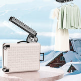3-Folding Retractable Wall Mounted Clothes Drying Rack Foldable Aluminum Alloy Laundry Hanger Gray