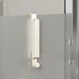 Foldable Over Door Hook Rack Portable Hanging Coat Rack for Small Spaces Beige