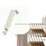 Foldable Over Door Hook Rack Portable Hanging Coat Rack for Small Spaces Beige
