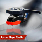 Record Player Stylus Needle Replacement Cartridge Kit for Vinyl Turntable - 6Pcs Set