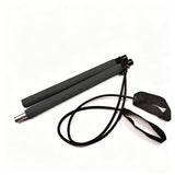Portable Pilates Bar Kit with Resistance Bands Home Fitness Exercise Bar Black
