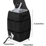 Hot Tub Spa Pump Cover Waterproof UV Resistant Outdoor Protector Black