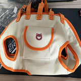 2-Way Pet Carrier Shoulder Bag with Leash Portable Dog Cat Travel Carrier Orange
