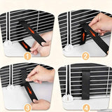 Reusable Guinea Pig Cage Liner Water Resistant Small Animal Cage Mat With Raised Edge Black