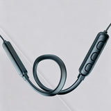 Wireless Neckband Earphones with Flashlight Bluetooth Sports Headset Black