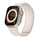 Silicone Sport Watch Band for Apple Watch Series 1 to 11 Replacement Strap Beige