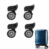 4Pcs Luggage Replacement Wheels Swivel Caster Wheels for Travel Suitcase