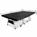 Water Resistant Table Tennis Table Cover Outdoor Protective Cover with Drawstring
