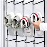 28 Pockets Over Door Hanging Organizer Storage Bag with 4 Hooks White