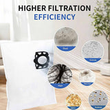 10Pcs Vacuum Cleaner Dust Bags Replacement Kit Compatibility With Karcher WD2 WD3 MV3 SE4001