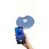Ultra Thin Bedside Sleep Speaker Wireless Bluetooth White Noise Machine Portable Audio Device Blue