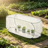 Foldable Garden Plant Protection Net Cage Insect Barrier Mesh Cover White