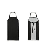 2Pcs PU Leather Apron Water Resistant Kitchen Apron with Adjustable Straps for Cooking BBQ Baking Gardening Crafting