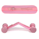 Hip Strength Training Belt for Dumbbells Adjustable Weight Lifting Belt for Glute Bridge Training with Dual Locking Strap Pink