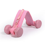 Hip Strength Training Belt for Dumbbells Adjustable Weight Lifting Belt for Glute Bridge Training with Dual Locking Strap Pink