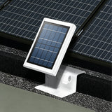 2Pcs No Drill Clamp Mounts for Cameras Solar Panels Railings Gutters White