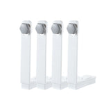 12PCS Bed Sheet Holder Clips Anti-Slip Mattress Sheet Clips for Fitted Sheets Blankets Gray