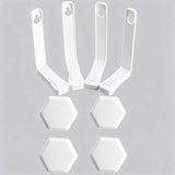 12PCS Bed Sheet Holder Clips Anti-Slip Mattress Sheet Clips for Fitted Sheets Blankets White