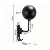 180-Degree Rotatable Wall Mounted Helmet Display Hook