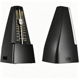 Universal Mechanical Metronome with Raised Scale Markings with Clear Dust Cover for Piano Guitar Violin Music Practice Black
