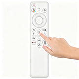Voice Remote Control Compatible with Samsung TVs White