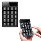 Compact Bluetooth Numeric Keypad Portable Number Keyboard Compatible with Windows Laptop PC Tablet