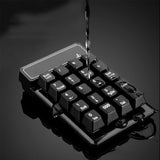 Compact Bluetooth Numeric Keypad Portable Number Keyboard Compatible with Windows Laptop PC Tablet
