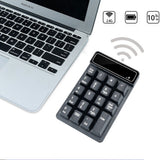 Compact 2.4G Wireless Numeric Keypad Portable Number Keyboard Compatible with Windows Laptop PC Tablet