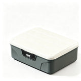 Lock Document Storage Box with Adjustable Divider Grey