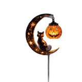 Solar Garden Stake Light Metal Halloween Path Light for Lawn Yard Patio Decoration