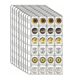 10 Pcs Clear Loose Collection Pages Stamp Storage Sleeves