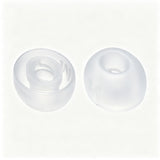 6 Pairs of Silicone Replacement Ear Tips for JBL Tune Buds, S/M/L Soft Earbuds Covers Transparent White