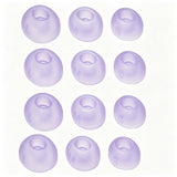 6 Pairs of Silicone Replacement Ear Tips for JBL Tune Buds, S/M/L Soft Earbuds Covers Purple
