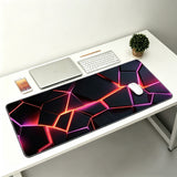 Large Gaming Mouse Pad with Rubber Base Washable Keyboard Mouse Pad for Office Gaming Desktop Style 1
