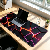 Large Gaming Mouse Pad with Rubber Base Washable Keyboard Mouse Pad for Office Gaming Desktop Style 1